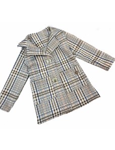 ZuMa Style Dievčenský kabátik - Dievčenský vzorovaný kabátik 110/116