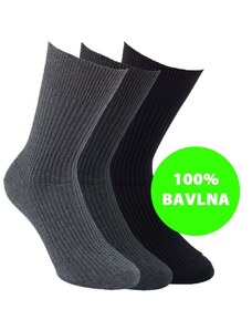 Pánske oblekové 100% čisto bavlnené ponožky RS