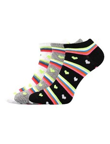 PIKI nízke farebné ponožky Boma - MIX 60
