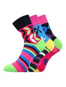 IVANA dámske farebné ponožky Boma - MIX 57