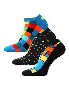 WEEP farebné členkové ponožky Lonka - KOSTKY