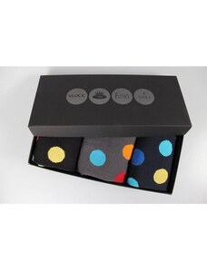 WEBOX farebné ponožky v krabičke Lonka - mix 09