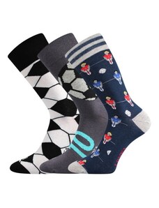 WOODOO farebné veselé ponožky Lonka - FOTBAL