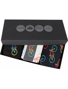 WEBOX farebné ponožky v krabičke Lonka - mix 12