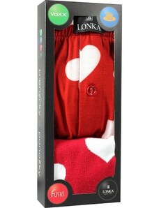 G-SRDCE darčekové balenie farebných ponožiek Lonka