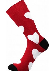 SRDCE veselé farebné ponožky Lonka - 1pár EXTRA