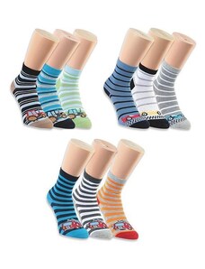 DOPRAVA detské farebné ponožky TRENDY SOCKS