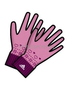 ADIDAS Adigirl Gloves P91763, pink