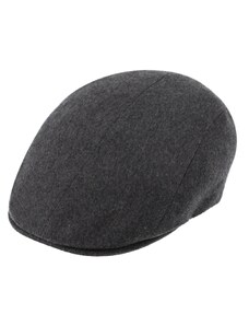 Fiebig - Headwear since 1903 Luxusná šedá kašmírová bekovka od Fiebig - Driver cap Cashmere