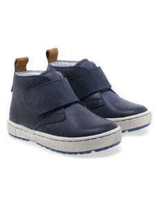 Detské Celoročné kožené topánky Emel 2470-22 Modrá