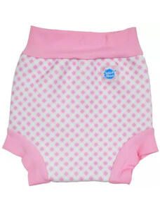 Dojčenské plavky Splash About Happy Nappy Pink Cube S