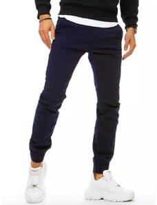 Dstreet Tmavomodré pánske jogger džinsové nohavice
