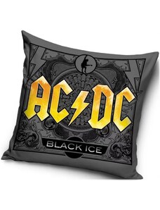 Carbotex Vankúš AC/DC - motív Black Ice - 40 x 40 cm