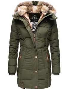 MARIKOO Zimný kabát olivová