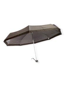 Real Star Umbrella Mini skladací dáždnik s bodkami - sivá 9200