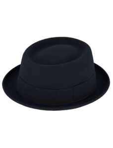 Fiebig - Headwear since 1903 Plstený klobúk porkpie - Fiebig - modrý klobúk