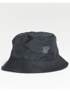 Klobúk SikSilk Reverse AOP Bucket Hat - Black & Grey