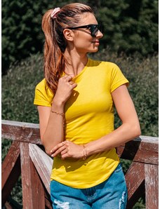 Edoti Dámske bavlnené tričko - žlté S
