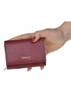 SEGALI Dámska peňaženka kožená SEGALI 7106 B bordo