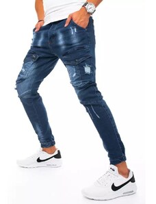 Brand Pánske kapsáčové nohavice UX3271 - modré