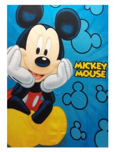 Exity Detská fleecová deka Mickey Mouse - Disney - polar fleece s gramážou 170 gr./m2 - 100 x 140 cm