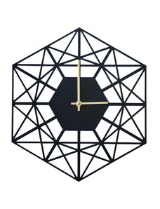 BeWooden Drevené hodiny Net Nox Clock