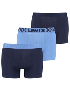 Levi's 3PACK Men's Boxers Levis Blue