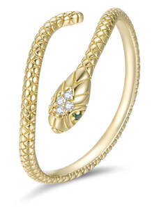 Linda's Jewelry Strieborný prsteň Kráľovná Hadov Elegance IPR102