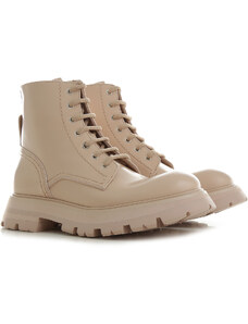 Alexander McQueen Vysoké boty pro ženy Ve výprodeji v Outletu, Růžová, Kůže, 2024, 37 38 39