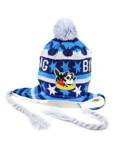 Setino Chlapčenská čiapka s brmbolcom "Bing" - svetlo modrá