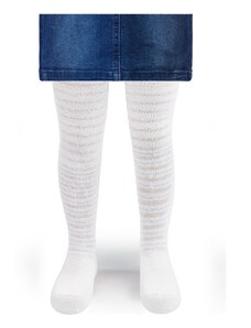 Civil Dievčenské Dievčenské pančuchové nohavice 3-11 rokov Biele