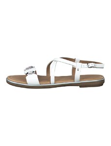 Marco Tozzi Dámske kožené sandále biele: 39