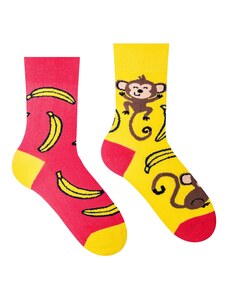 HestySocks Veselé ponožky Opica - Detské