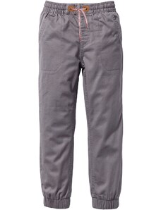 bonprix Ležérne termo nohavice s bavlnenou podšívkou Regular Fit, farba šedá