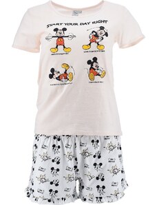 Mickey Disney Krémové dámske letné pyžamo
