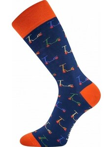WOODOO farebné veselé ponožky Lonka - KOLOBĚŽKY - 1 pár