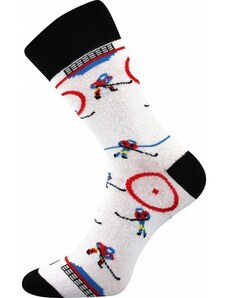 WOODOO farebné veselé ponožky Lonka - HOKEJ - 1 pár