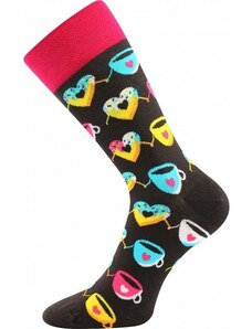 TWIDOR farebné veselé ponožky Lonka - DONUT - 1 pár