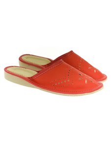 JOHN-C Dámske červené papuče EMILY