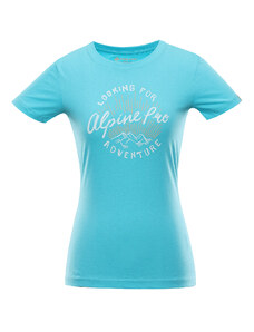 Women's cotton T-shirt ALPINE PRO UNEGA 8 curacao variant pg