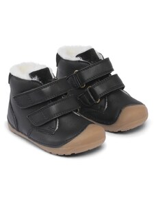 Bundgaard Detské kožené zimné topánky PETIT Mid Winter (BG303201DG-106) Čierna