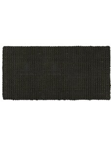 IB LAURSEN Jutová rohožka Rubber Black 120x60 cm