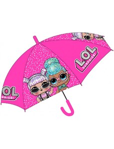 E plus M Dievčenský vystreľovací dáždnik L.O.L. Surprise - ružový