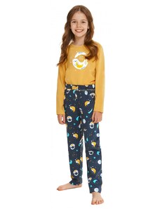 TARO Dievčenské pyžamo 2615 Sarah yellow