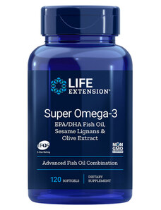 Life Extension Super Omega-3 EPA/DHA Fish Oil 120 ks, gélové tablety