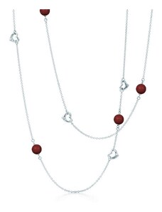 SWAROVSKI ELEMENTS Swarovski e. dlhý náhrdelník Beloved Pearls, bordové perly sen5990