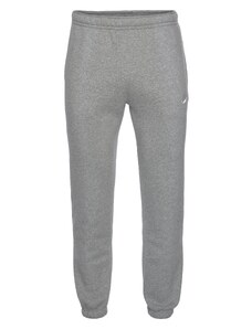 Nike Sportswear Nohavice 'Club Fleece' sivá melírovaná / biela