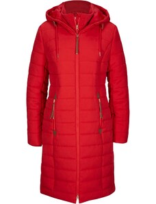 bonprix Prešívaný kabát, 2v1 vzhľad, farba červená, rozm. 34