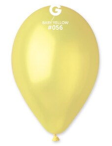 Gemar Balón metalický Baby žltá 26 cm