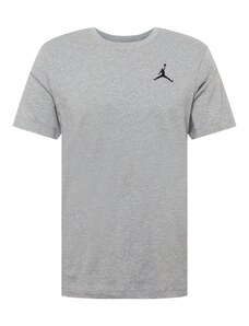 Jordan Tričko 'Jumpman' sivá melírovaná / čierna